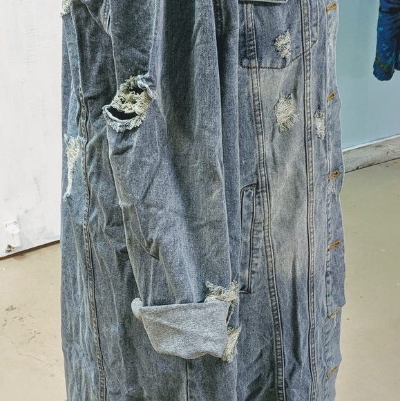 NWT plus size duster denim jacket - Picture 3 of 7
